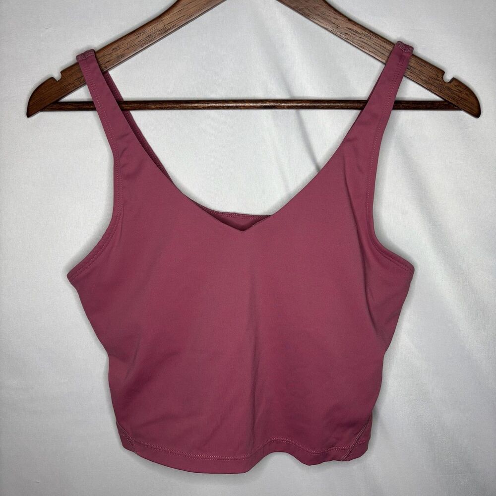 The Gym People Activewear Top with Built-in Sports Bra Size Medium
